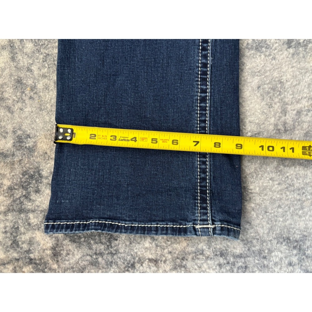 Miss Me Dark Indigo Boot Cut Jeans with Fading - Picture 13 of 13